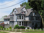 1242 MAIN ST, a Queen Anne house, built in Racine, Wisconsin in 1856.