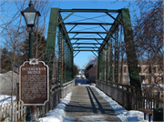 CEDAR CREEK, a NA (unknown or not a building) overhead truss bridge, built in Cedarburg, Wisconsin in 1907.