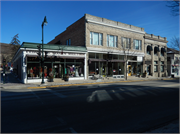 W62 N572-78 WASHINGTON AVE, a Chicago Commercial Style automobile showroom, built in Cedarburg, Wisconsin in 1915.