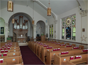 W63 N642 WASHINGTON AVE, a Romanesque Revival house of worship, built in Cedarburg, Wisconsin in 1909.