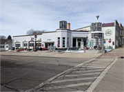 404 MAIN ST, a Art/Streamline Moderne gas station/service station, built in Darlington, Wisconsin in 1930.