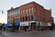 500-506 MAIN ST, a Romanesque Revival large retail building, built in La Crosse, Wisconsin in 1886.