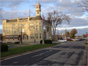 105 N DICKASON BLVD, a Romanesque Revival city/town/village hall/auditorium, built in Columbus, Wisconsin in 1892.