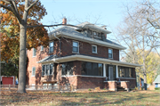 102 S ONEIDA ST, a American Foursquare house, built in Green Bay, Wisconsin in 1917.