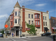 121-123 E MILWAUKEE ST, a Queen Anne lodging-hotel, built in Janesville, Wisconsin in 1893.