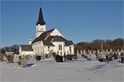 Christ Evangelical Lutheran Church of Burr Oak, a Building.