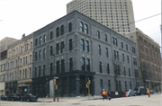 602-606 N BROADWAY (aka 600 N BROADWAY), a Italianate large retail building, built in Milwaukee, Wisconsin in 1868.