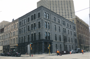 602-606 N BROADWAY (aka 600 N BROADWAY), a Italianate retail building, built in Milwaukee, Wisconsin in 1868.