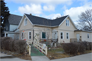 1203 Summit Ave., a Queen Anne house, built in Racine, Wisconsin in 1890.