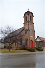 250 MARKET ST, a Early Gothic Revival house of worship, built in Platteville, Wisconsin in 1864.