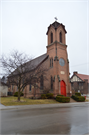 250 MARKET ST, a Early Gothic Revival church, built in Platteville, Wisconsin in 1864.