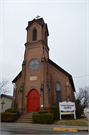250 MARKET ST, a Early Gothic Revival house of worship, built in Platteville, Wisconsin in 1864.