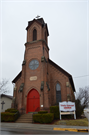 250 MARKET ST, a Early Gothic Revival church, built in Platteville, Wisconsin in 1864.