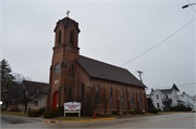 250 MARKET ST, a Early Gothic Revival house of worship, built in Platteville, Wisconsin in 1864.