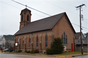 250 MARKET ST, a Early Gothic Revival house of worship, built in Platteville, Wisconsin in 1864.