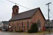 250 MARKET ST, a Early Gothic Revival church, built in Platteville, Wisconsin in 1864.