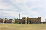 2200 Northwestern Ave., a Early Gothic Revival industrial bldg/manufacturing facility, built in Racine, Wisconsin in 1882.