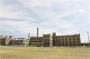 2200 Northwestern Ave., a Early Gothic Revival industrial building, built in Racine, Wisconsin in 1882.