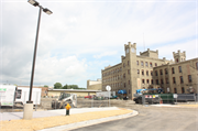 2200 Northwestern Ave., a Early Gothic Revival industrial bldg/manufacturing facility, built in Racine, Wisconsin in 1882.