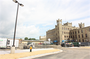 2200 Northwestern Ave., a Early Gothic Revival industrial building, built in Racine, Wisconsin in 1882.