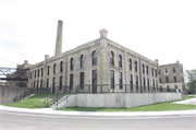 2200 Northwestern Ave., a Early Gothic Revival industrial building, built in Racine, Wisconsin in 1882.
