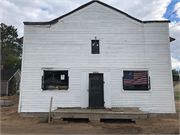 W10555 County K, a Boomtown social recreational/fraternal hall, built in Elcho, Wisconsin in 1913.