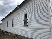W10555 County K, a Boomtown social recreational/fraternal hall, built in Elcho, Wisconsin in 1913.