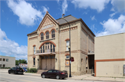 N WATER ST, a Romanesque Revival theater/opera house/concert hall, built in New London, Wisconsin in 1894.