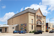 N WATER ST, a Romanesque Revival theater/opera house/concert hall, built in New London, Wisconsin in 1894.