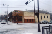 121 N CASCADE ST (AKA 102 2ND AVE), a Commercial Vernacular retail building, built in Osceola, Wisconsin in 1904.