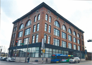 611 W NATIONAL AVE, a Romanesque Revival large retail building, built in Milwaukee, Wisconsin in 1901.