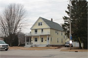 147-149 S WISCONSIN ST, a Queen Anne house, built in Port Washington, Wisconsin in 1900.