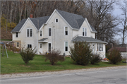 N3812 COUNTY HIGHWAY C, a Cross Gabled house, built in West Kewaunee, Wisconsin in 1870.