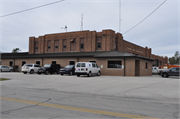 E4280 COUNTY HIGHWAY F, a Art Deco repair shop/roundhouse, built in West Kewaunee, Wisconsin in 1935.