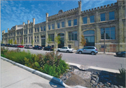 1100 N 10TH ST, a German Renaissance Revival brewery, built in Milwaukee, Wisconsin in 1889.