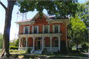 12 N CHURCH ST, a Italianate house, built in Elkhorn, Wisconsin in 1850.