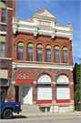 315 S. Main St. - Northern building, a Romanesque Revival bank/financial institution, built in Blanchardville, Wisconsin in 1895.