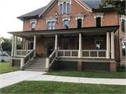 104 W MAIN ST, a Italianate house, built in Evansville, Wisconsin in 1884.