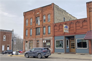 201 Center St, a Commercial Vernacular tavern/bar, built in Wonewoc, Wisconsin in 1895.