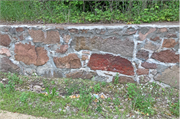 State Highway 110, a fence/wall, built in Dupont, Wisconsin in 1936.