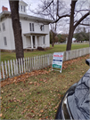 E1446 Main St (was E1454 MAIN ST), a Italianate house, built in Dayton, Wisconsin in 1850.