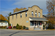 11346 Fox River Road, a Commercial Vernacular social recreational/fraternal hall, built in Salem Lakes, Wisconsin in 1878.