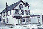 GRANT ST, a Queen Anne town hall, built in Amberg, Wisconsin in 1894.