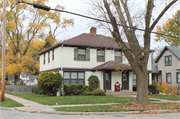 1028-1030 12TH AVE, a Colonial Revival/Georgian Revival duplex/two-flat, built in Green Bay, Wisconsin in 1946.