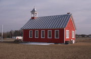 N2155 US HIGHWAY 141, a Front Gabled one to six room school, built in Pound, Wisconsin in 1911.