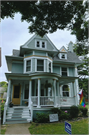 1805 COLLEGE AVE, a Queen Anne house, built in Racine, Wisconsin in 1901.