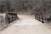 Big Green Road over Big Green River, a Not a Building bridge, built in Mount Ida, Wisconsin in 1919.