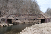 Big Green Road over Big Green River, a Not a Building bridge, built in Mount Ida, Wisconsin in 1919.