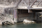 Big Green Road over Big Green River, a Not a Building bridge, built in Mount Ida, Wisconsin in 1919.