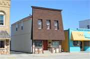1308 Washington St., a Boomtown small retail building, built in Manitowoc, Wisconsin in 1864.